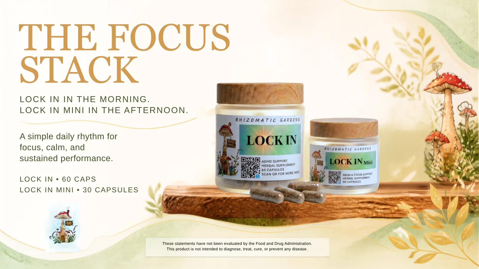 The Focus Stack: LOCK IN in the morning, LOCK IN Mini in the afternoon