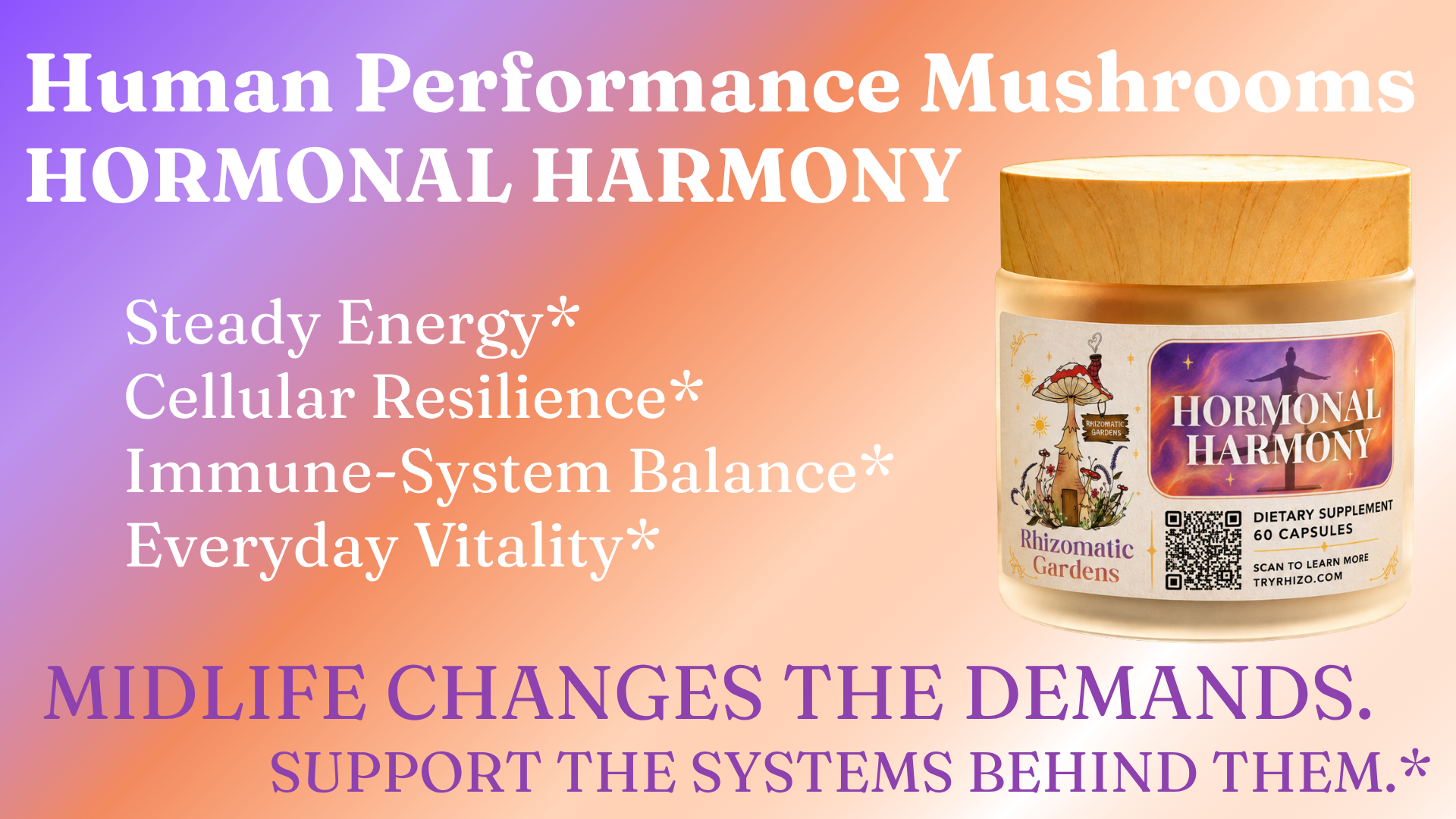 Midlife changes the demands. Support the systems behind them.