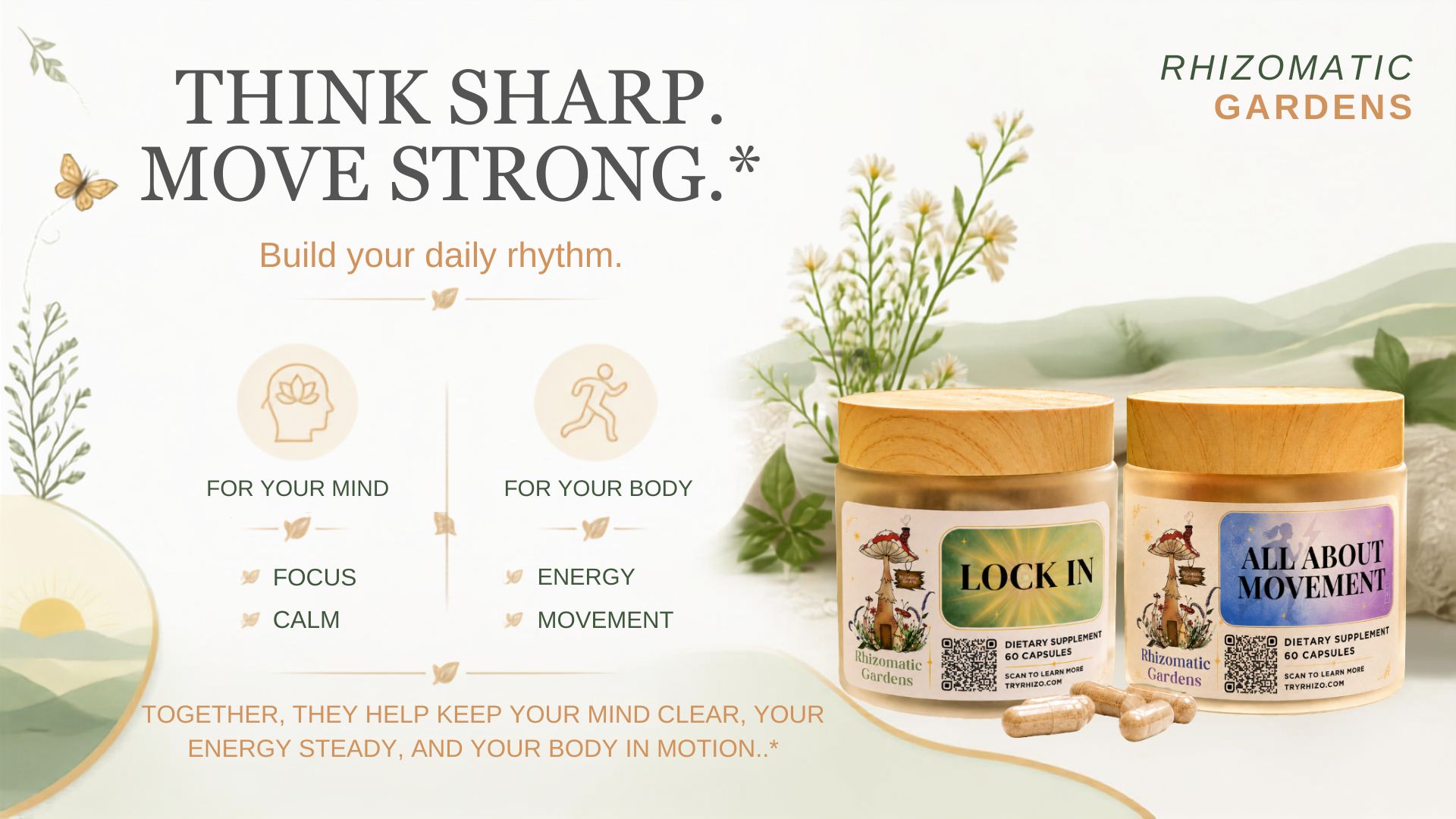 Think sharp, move strong: LOCK IN for your mind and All About Movement for your body